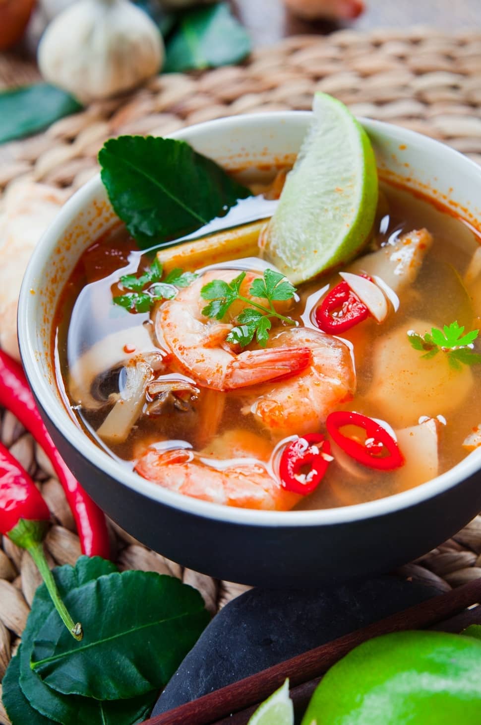 Tom Yum Suppe Sparpackung (für 2-3 Portionen)