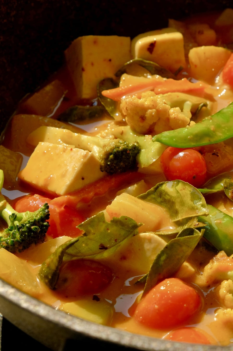 Vegan Rotes Thai Curry Kochbox (für 3-4 Portionen) in der Schilfgrastasche